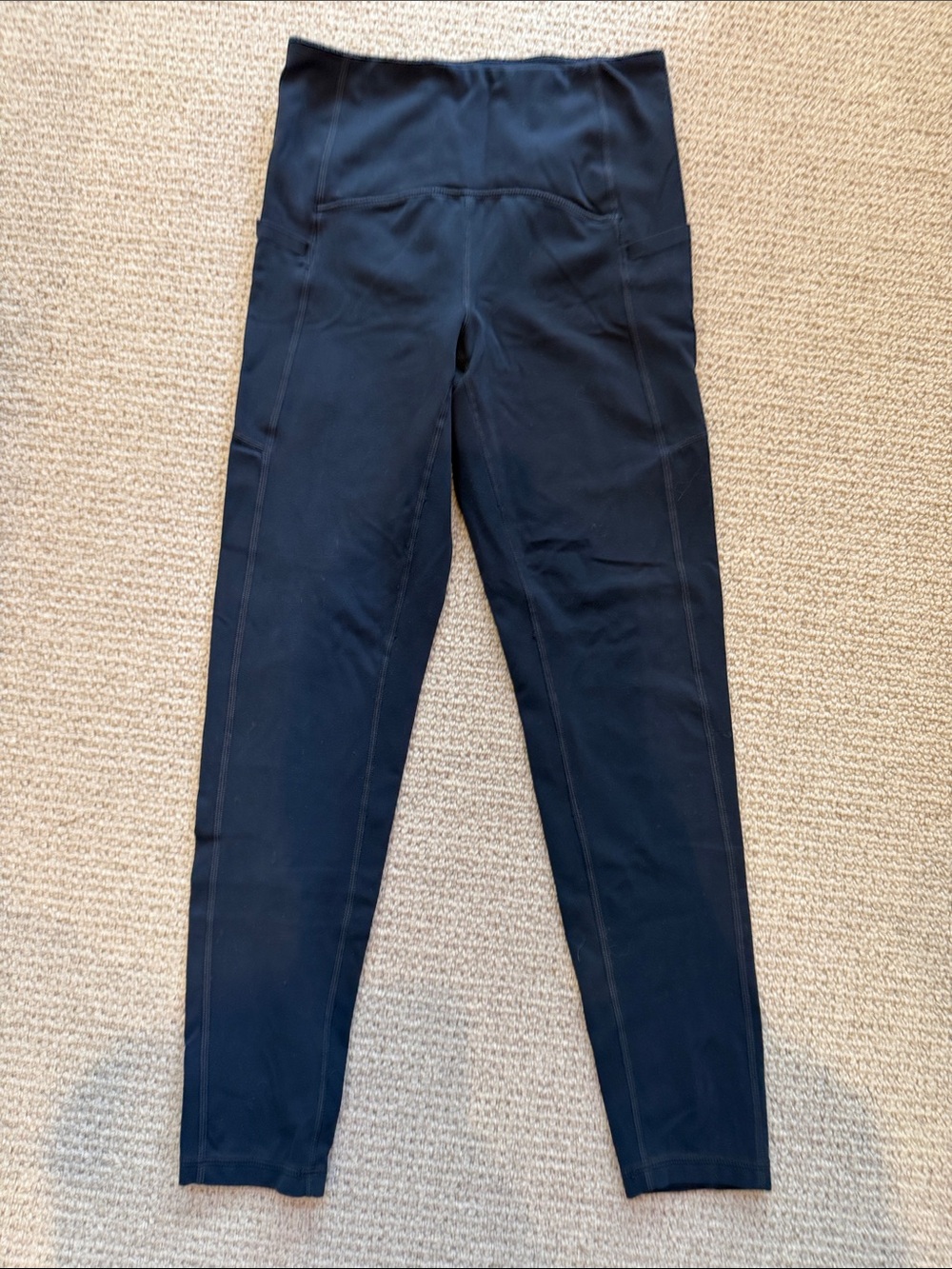Zella Navy 7/8 High-Waist Performance Leggings